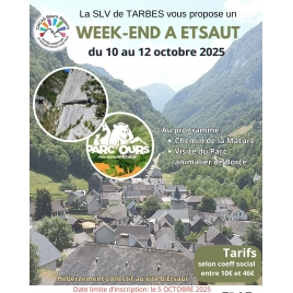 WEEK-END A ETSAUT - SLV TARBES - 2025