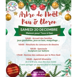 ARBRE DE NOEL PAU OLORON 2025