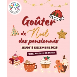 Goûter de Noël des pensionnées SLV de Tarbes - 2025