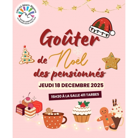 Goûter de Noël des pensionnées SLV de Tarbes - 2025