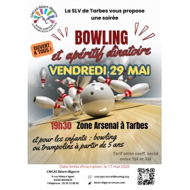 SOIREE BOWLING ET TAPAS - SLV TARBES - 2025