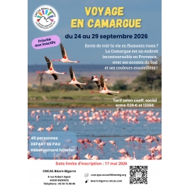 VOYAGE EN CAMARGUE- 2026