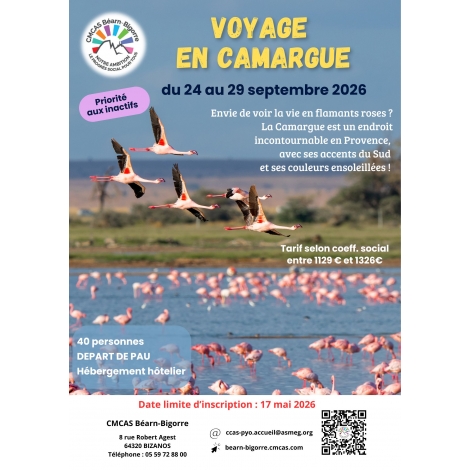 VOYAGE EN CAMARGUE- 2026