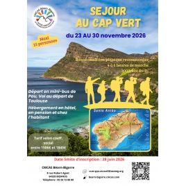 RANDONNEE AU CAP VERT - 2026